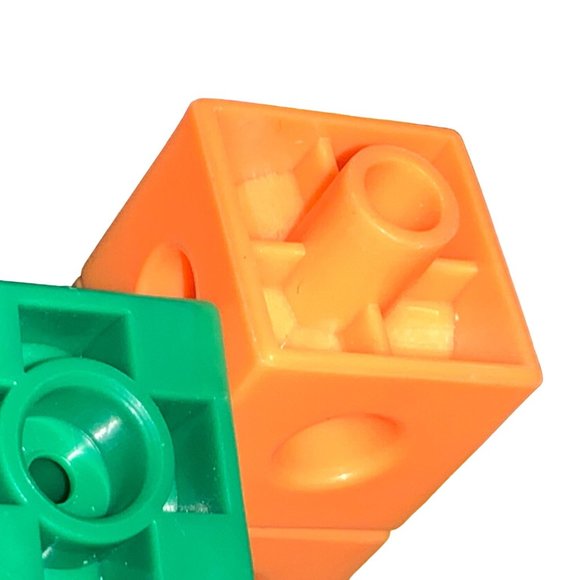 Snap Together Manipulatives Educational Cubes 2 Different Sets - Picture 6 of 8